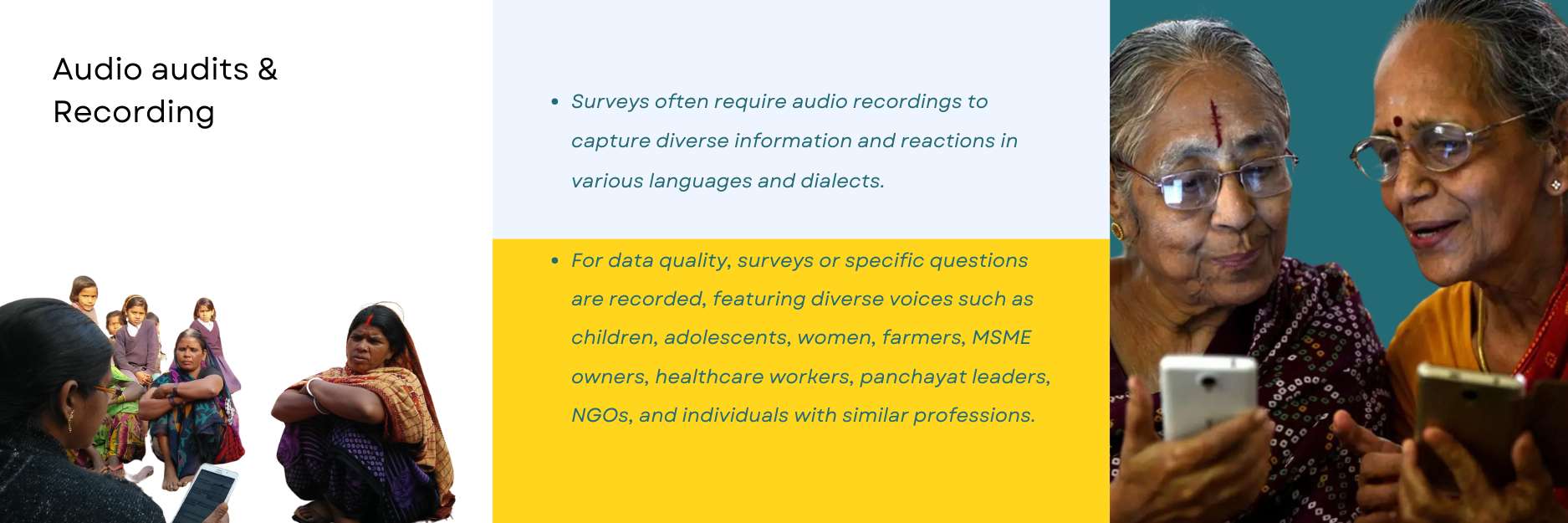 Audio audits & Recording